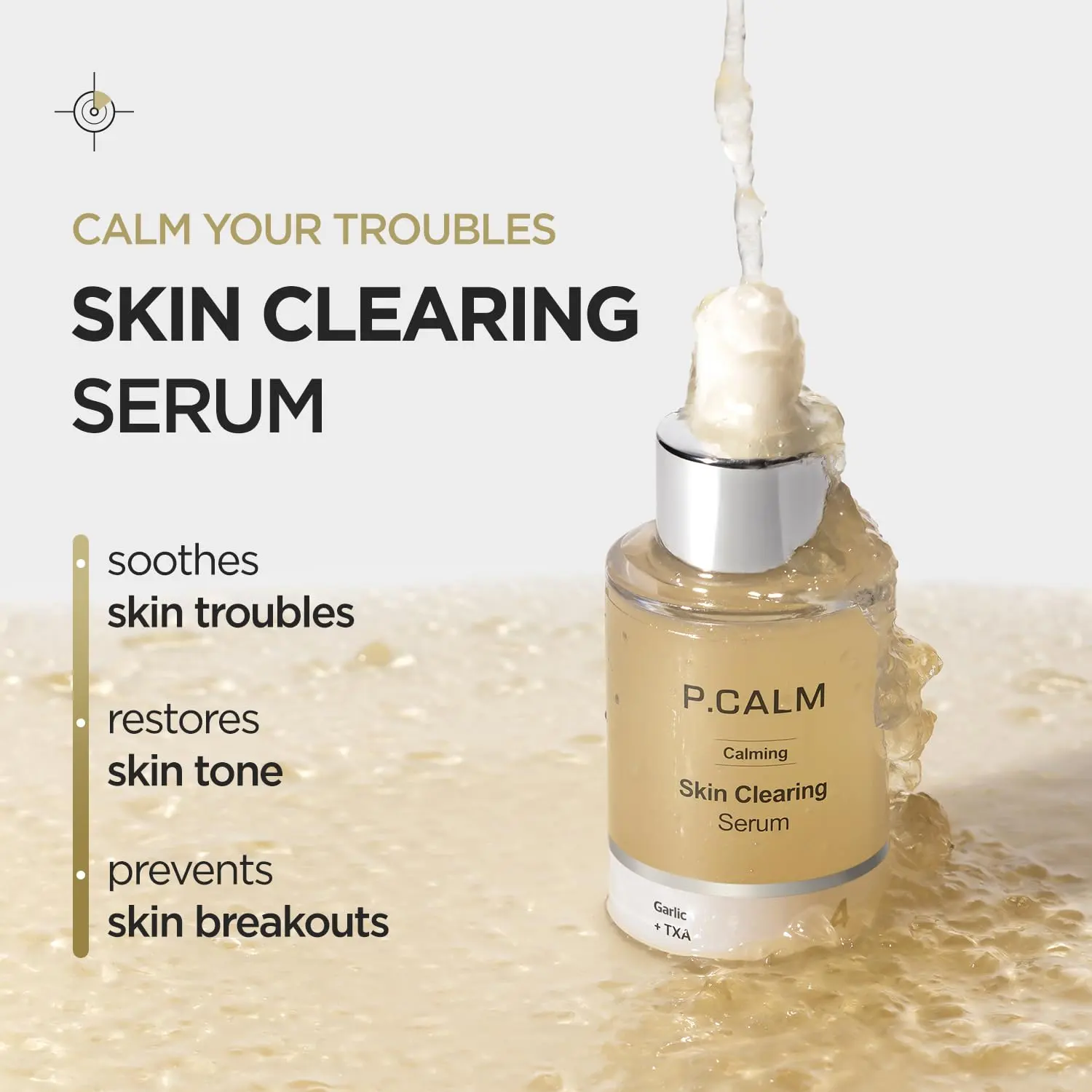P.CALM Garlic TXA 4 Skin Clearing Serum 30ml