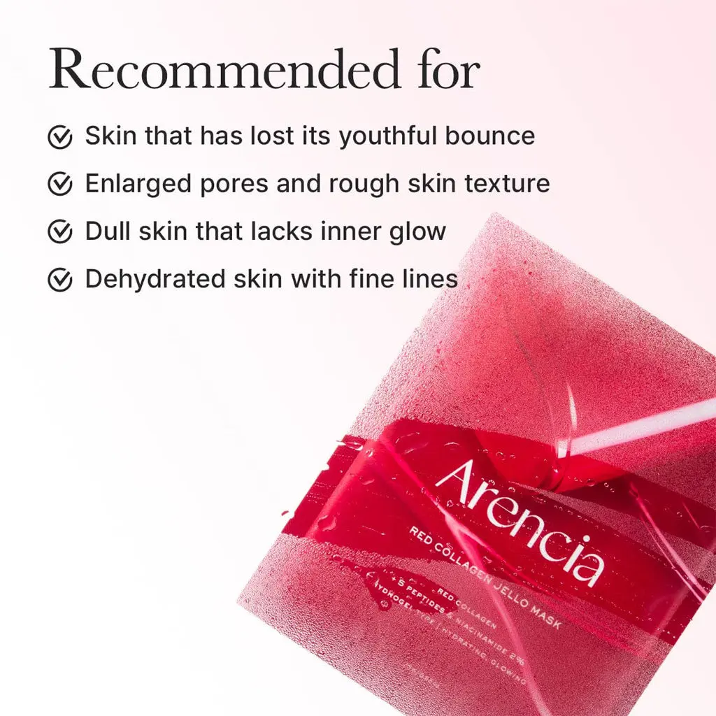 ARENCIA Red Collagen Jello Mask 25ml*4sheets