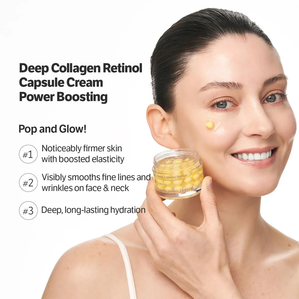 SUNGBOON EDITOR Deep Collagen Retinol Power Boosting Capsule Cream 50ml - Image 2