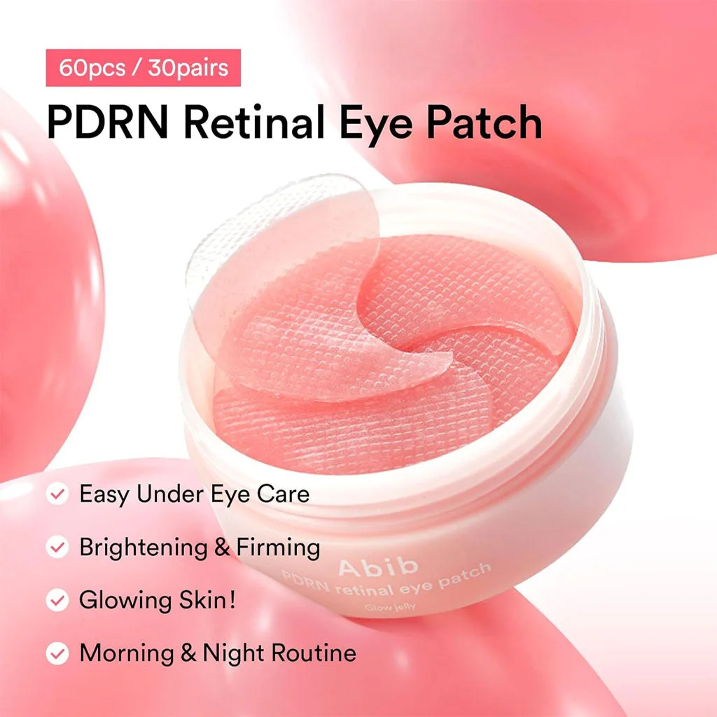 Abib PDRN Retinal Eye Patch Glow Jelly 60pcs 84g - Image 2