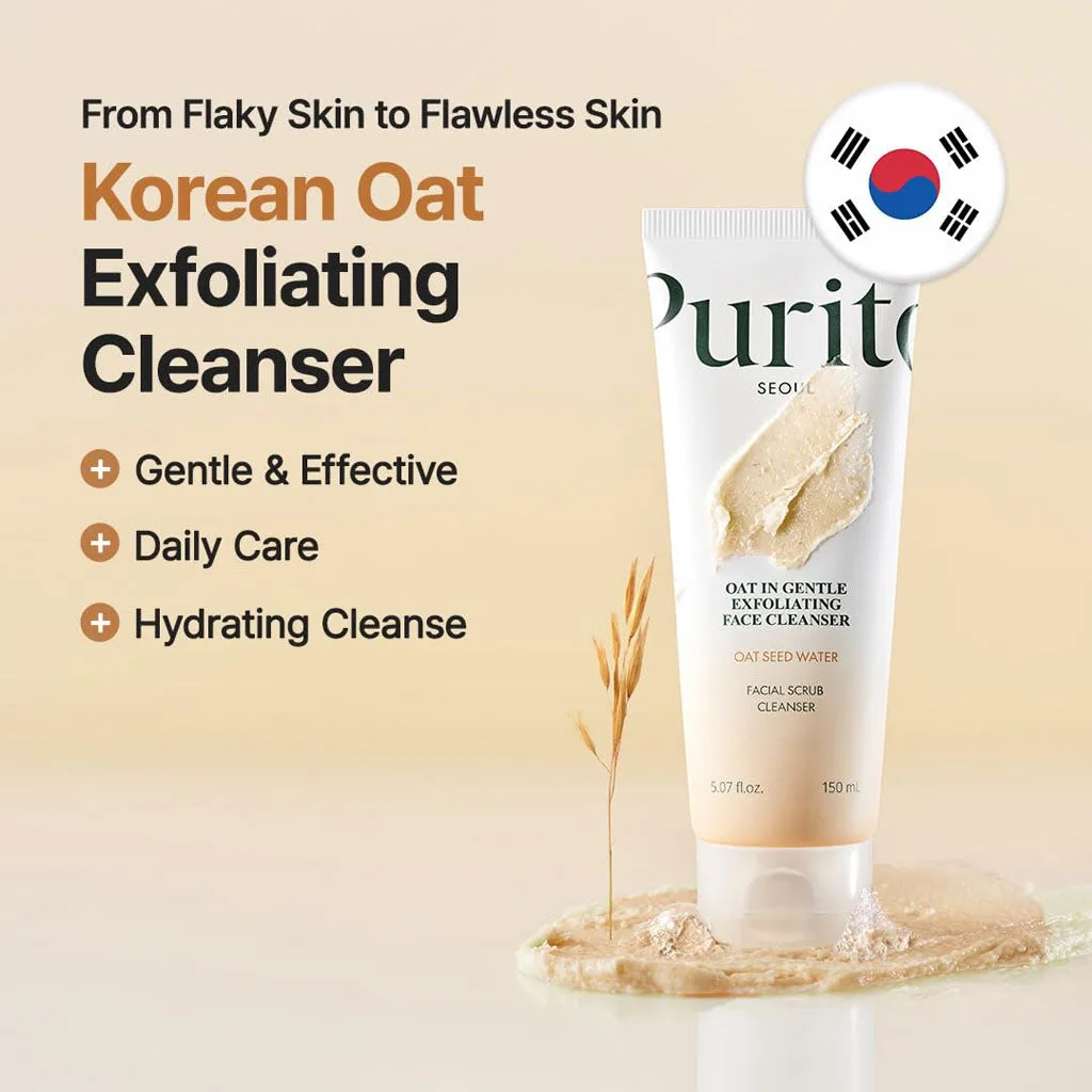 PURITO Oat In Gentle Exfoliating Face Cleanser 150ml - Image 2