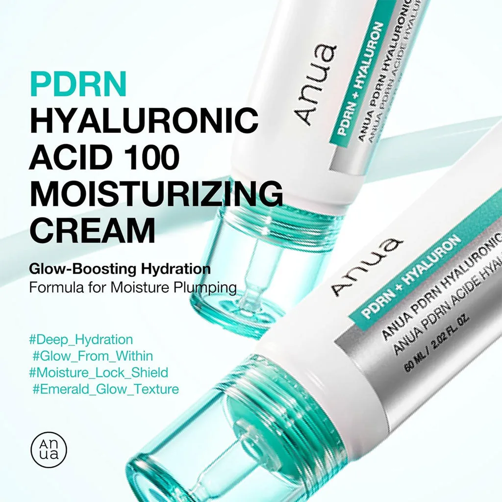 ANUA PDRN Hyaluronic Acid 100 Moisturizing Cream (60ml) - Image 2