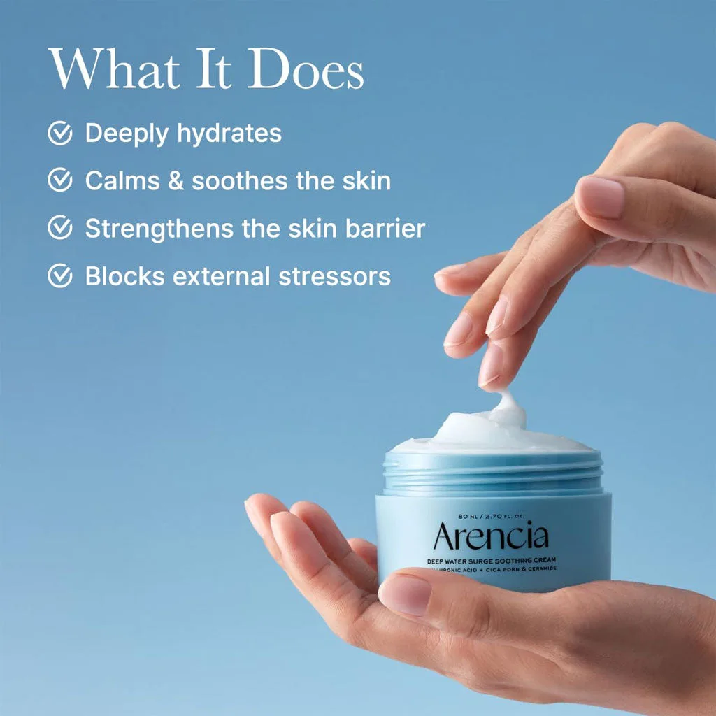 ARENCIA Deep Water Surge Soothing Cream 110ml - Image 2