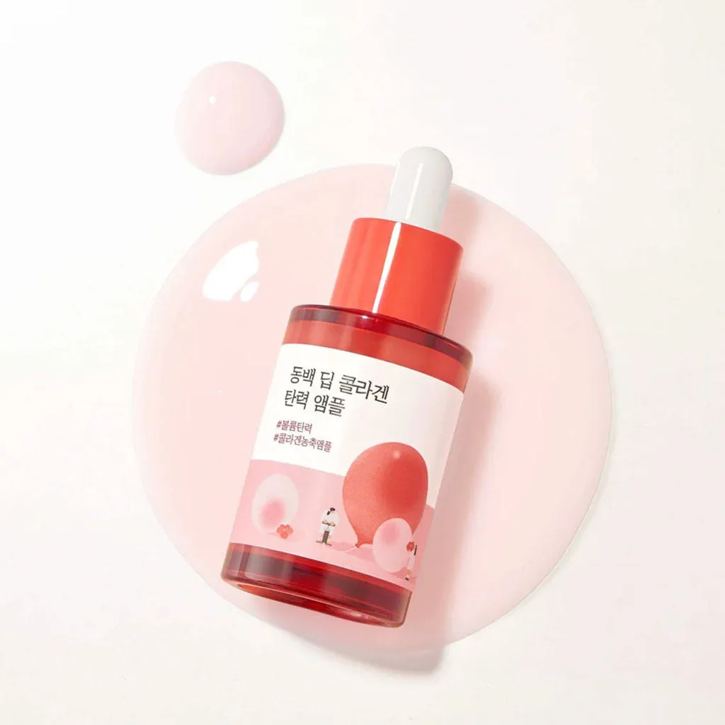 ROUND LAB Camellia Deep Collagen Firming Ampoule 30ml - Image 2