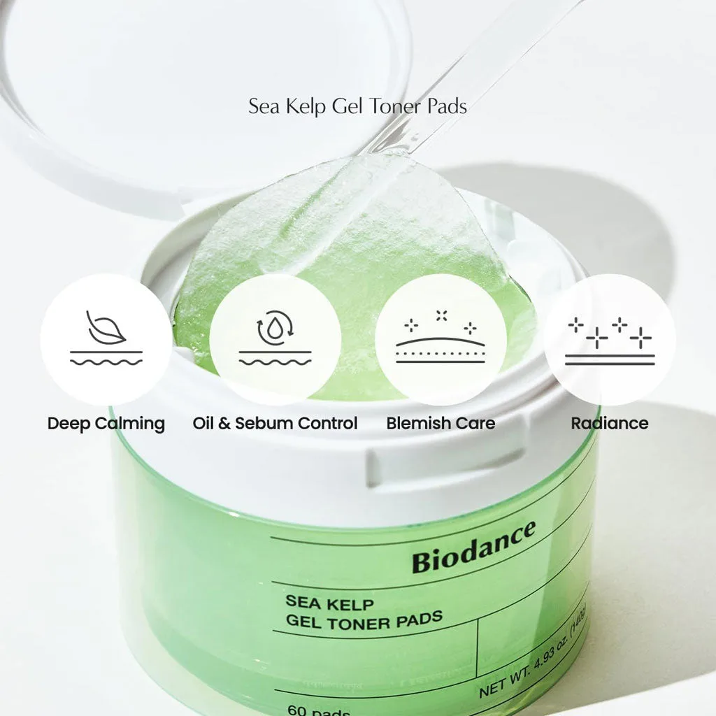 BIODANCE Sea Kelp Gel Toner Pad 60pc - Image 2