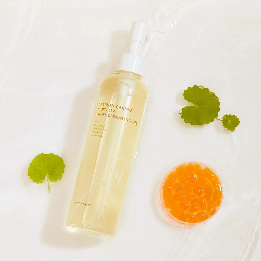 Heveblue Salmon Caring Centella Light Cleansing Oil (250ml) - Image 2