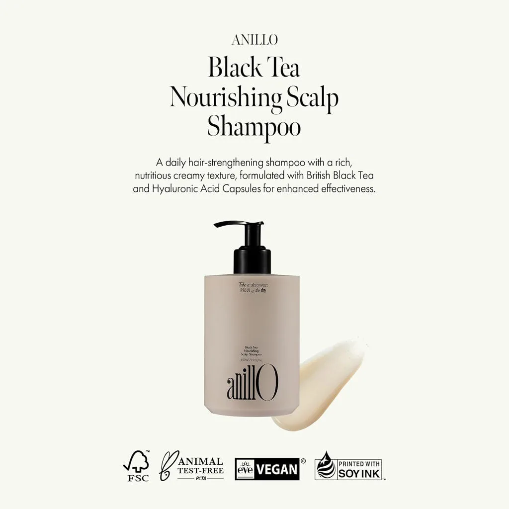 Anillo Black Tea Nourishing Scalp Shampoo (450ml) - Image 2