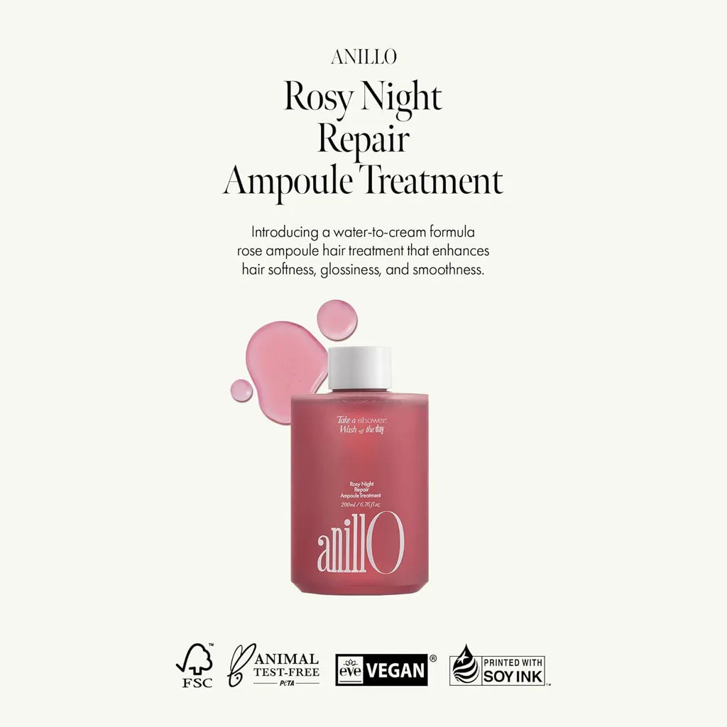 Anillo Rosy Night Repair Ampoule Hair Treatment 200ml - Image 2