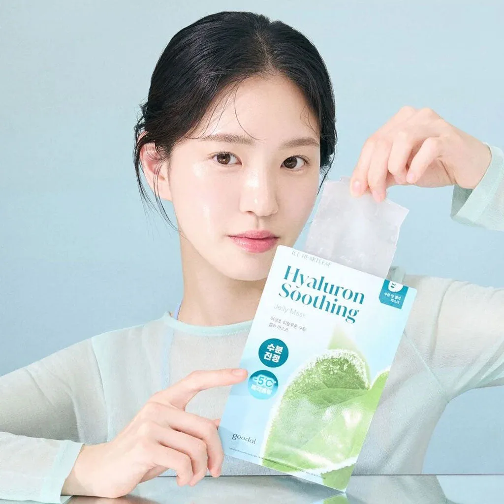 Goodal Houttuynia Cordata Hyaluron Soothing Jelly Mask (5pc) - Image 2