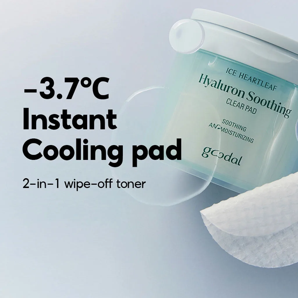 Goodal Heartleaf Hyaluron Soothing Clear Pad (70pc) - Image 2