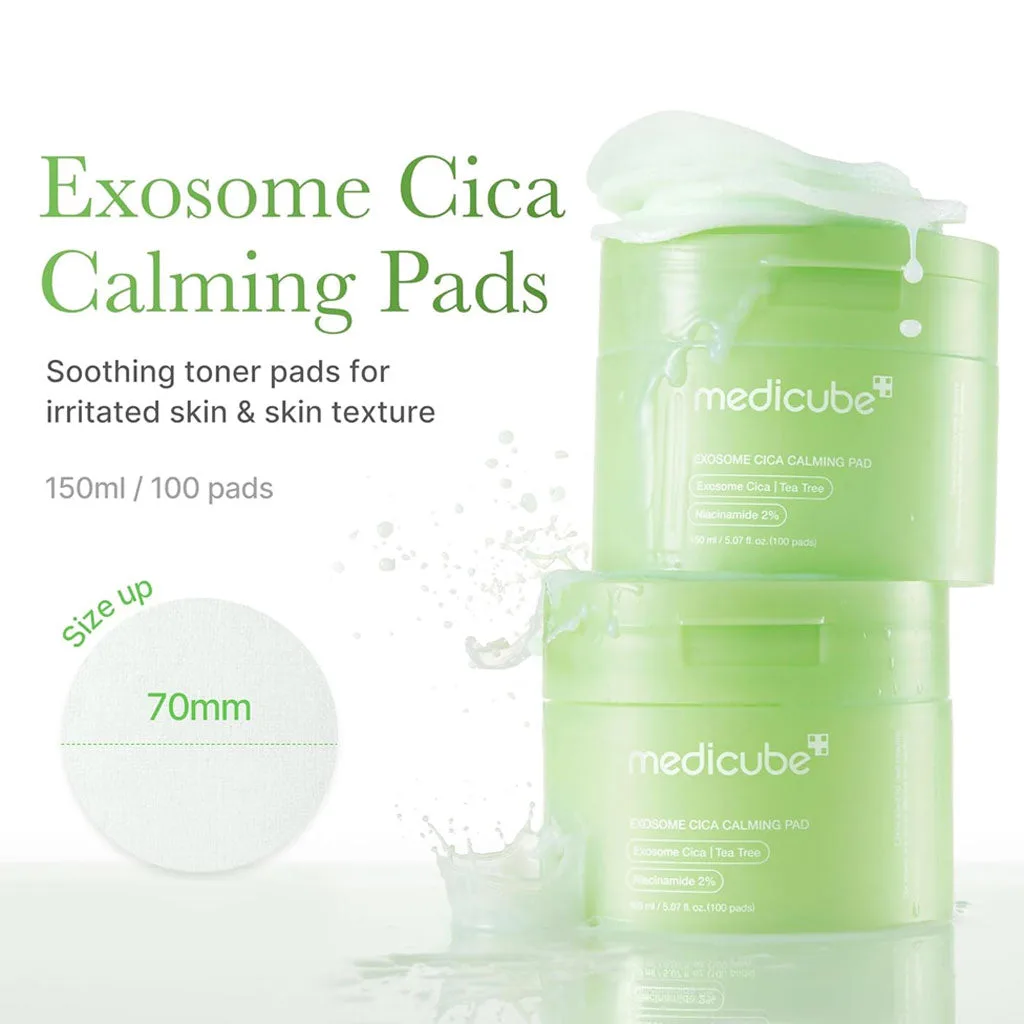 MEDICUBE Exosome Cica Calming Pad (100pcs) - Image 2