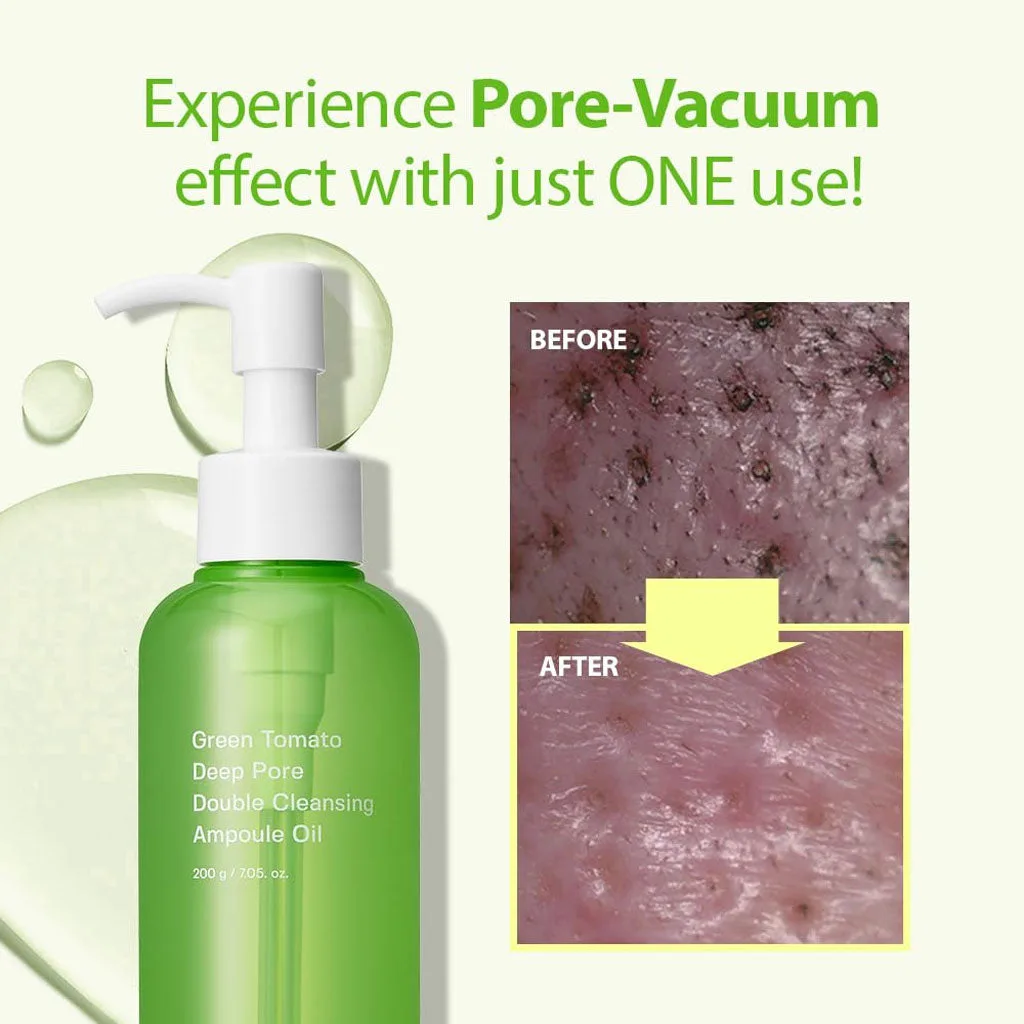 SUNGBOON EDITOR Green Tomato Double Cleansing Ampoule Oil - Image 2