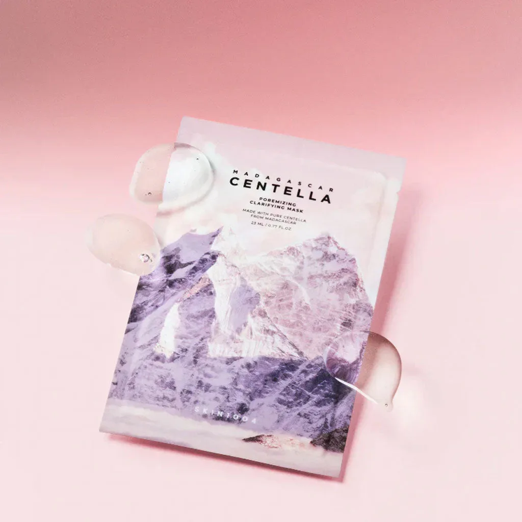 Skin1004 Madagascar Centella Poremizing Clarifying Mask 5 Sheets - Image 2