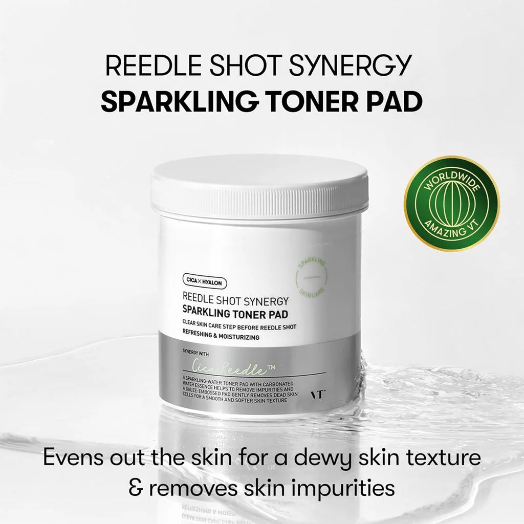 VT COSMETICS Reedle Shot Synergy Sparkling Toner Pad - Image 2