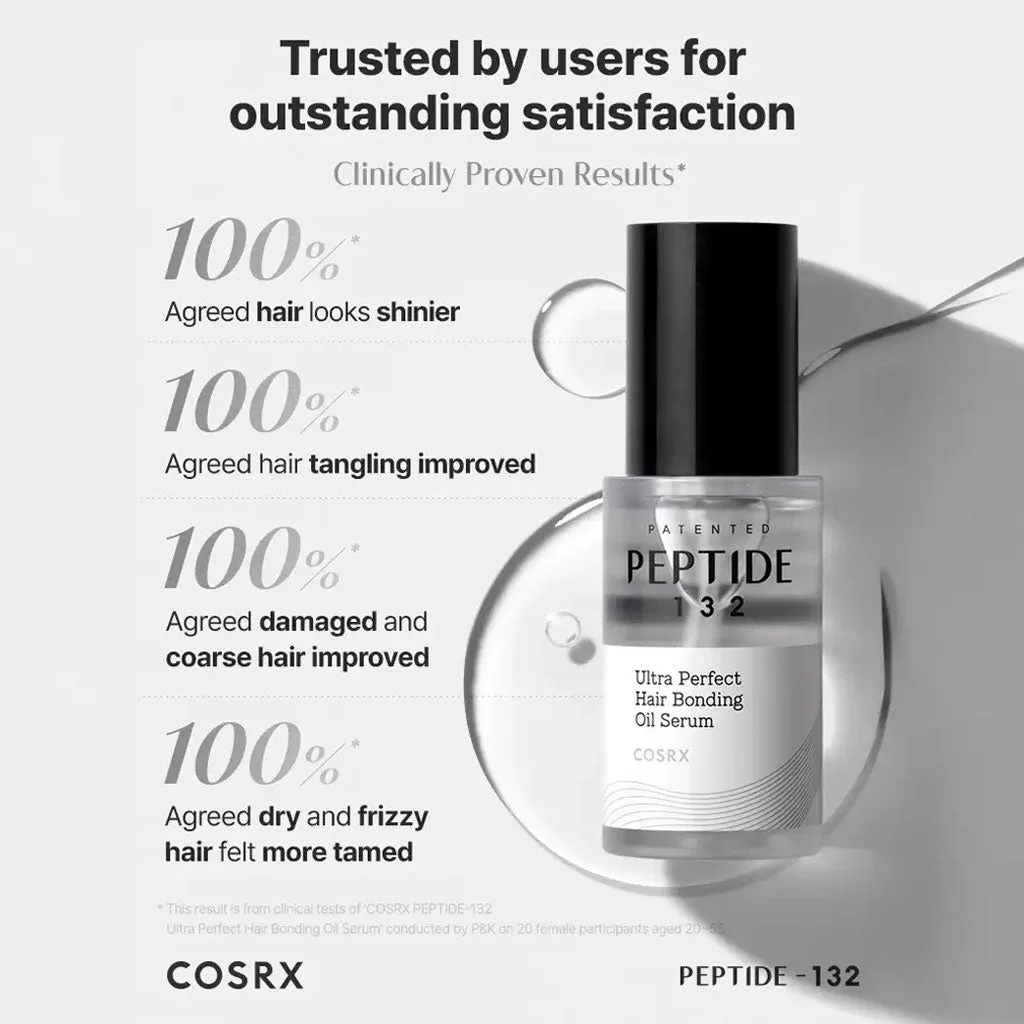 COSRX PEPTIDE-132 Ultra Perfect Hair Bonding Oil Serum 28ml - Image 3