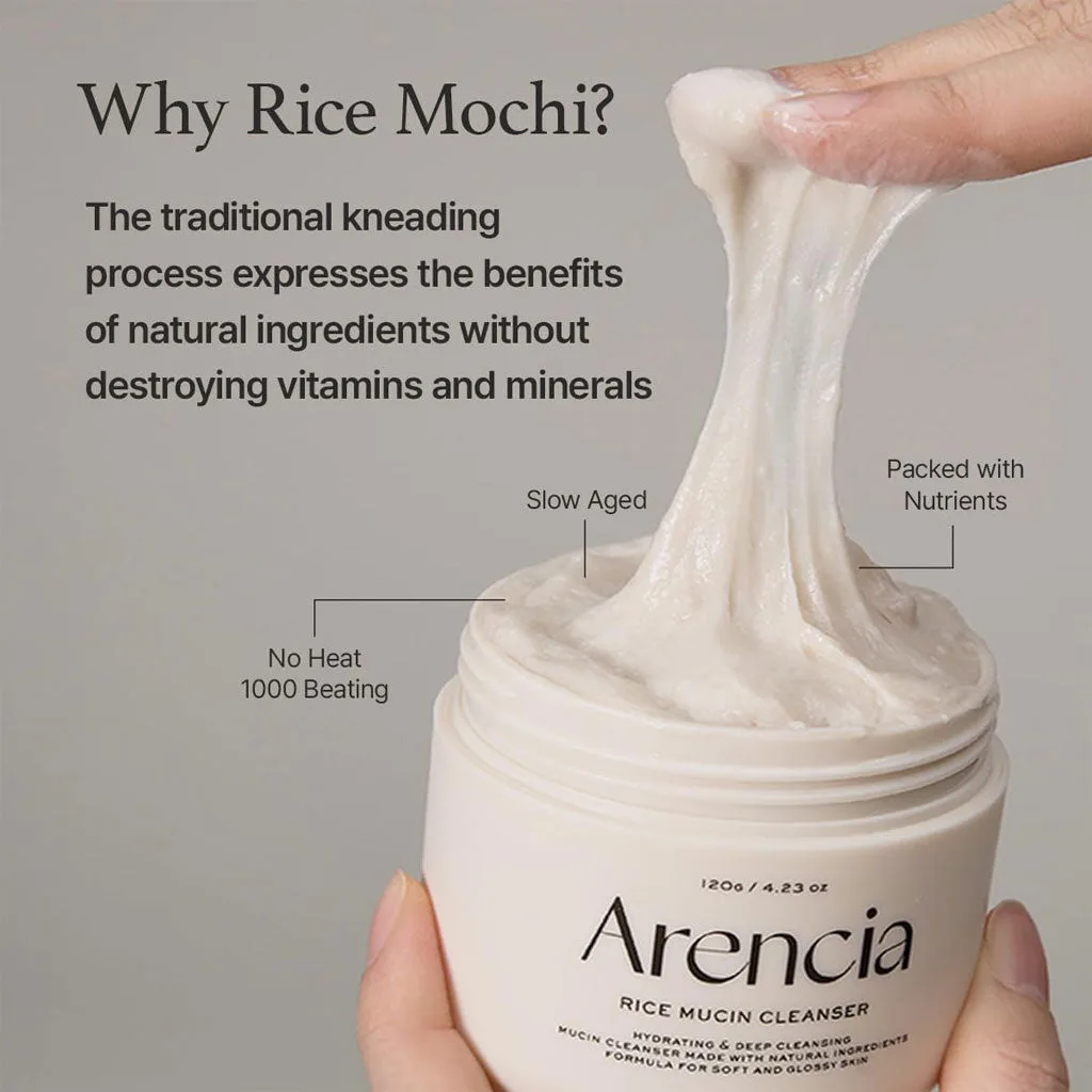 ARENCIA Rice Mucin Cleanser (120g) - Image 3
