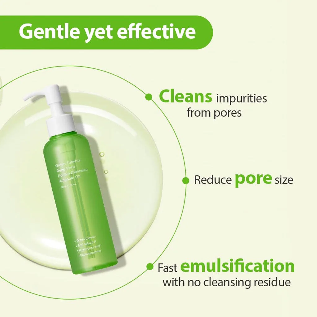 SUNGBOON EDITOR Green Tomato Double Cleansing Ampoule Oil - Image 3