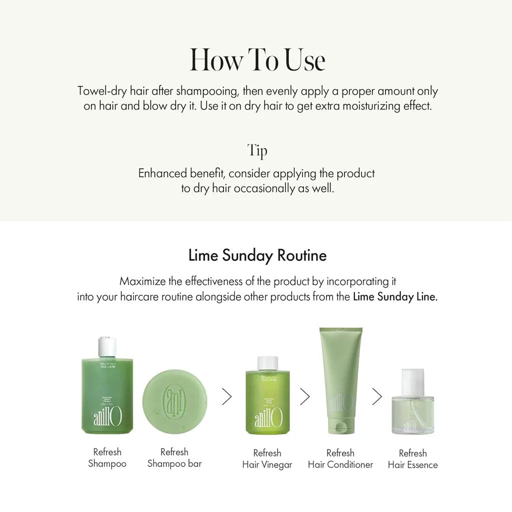 Anillo Lime Sunday Refresh Hair Essence 50ml - Image 4