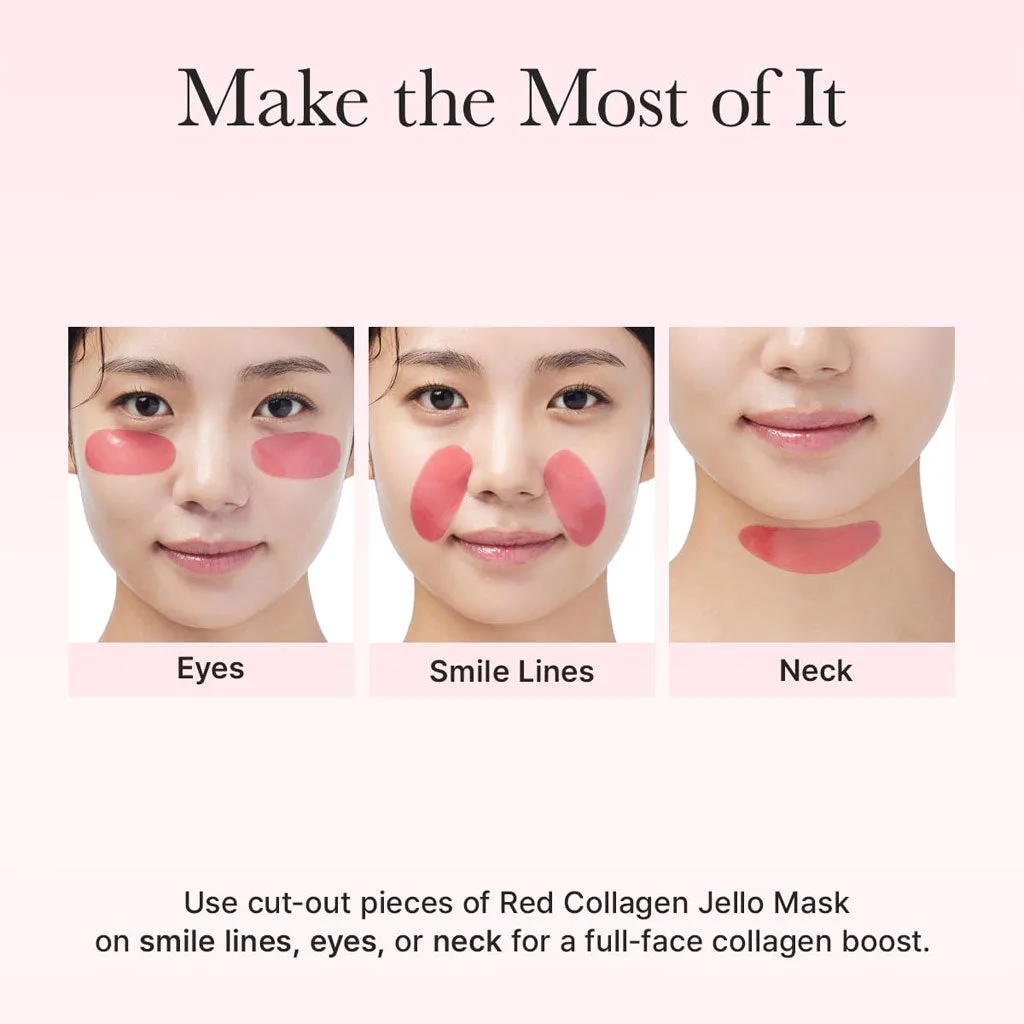 ARENCIA Red Collagen Jello Mask 25ml*4sheets - Image 6