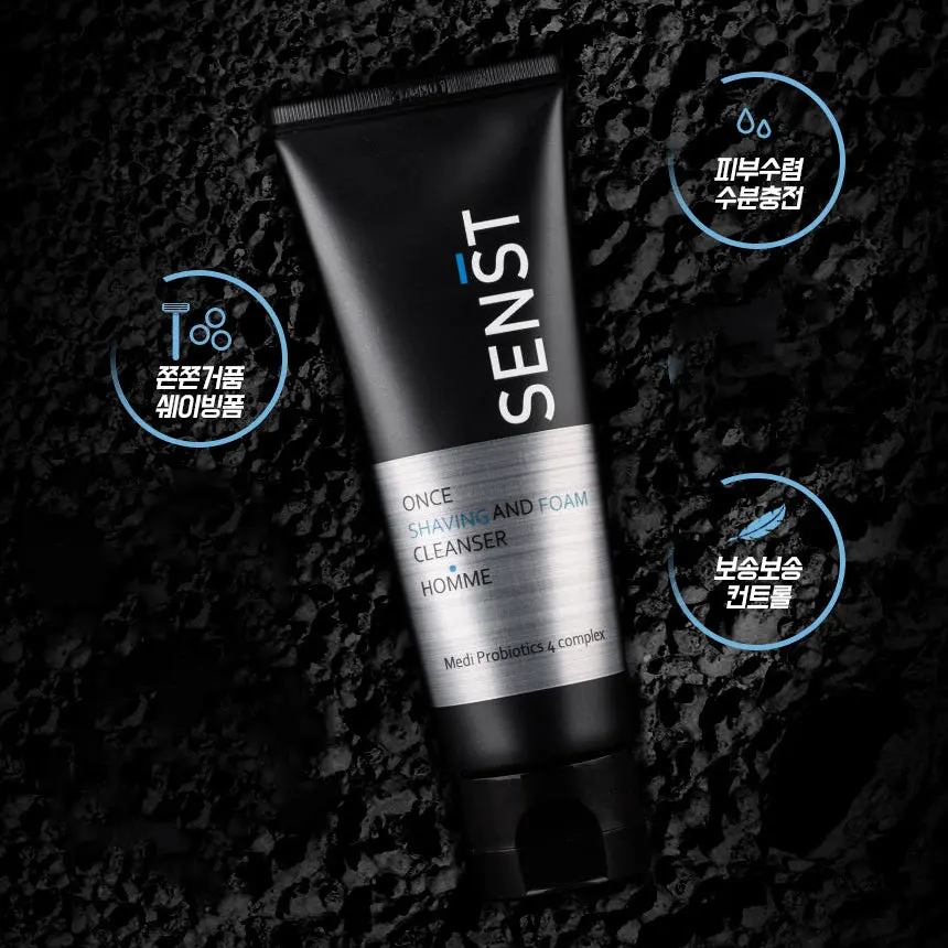 MEDIFLOWER Sensitive Once Shaving & Foam Cleanser Homme 120ml