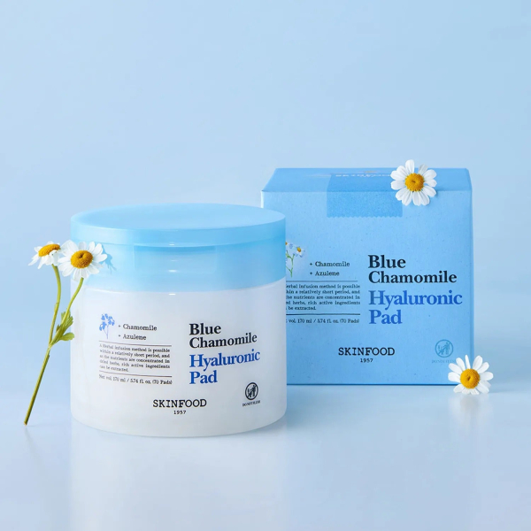 SKINFOOD Blue Chamomile Hyaluronic Gel Pads 70 Sheets 170ml