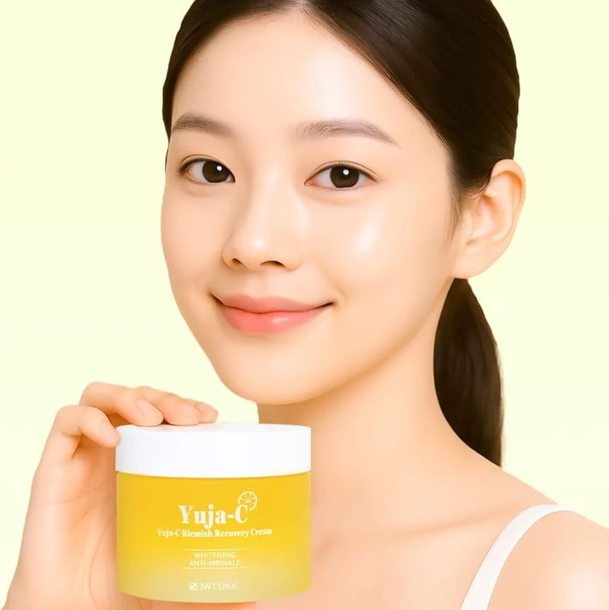 3W CLINIC Yuja Seed Blemish Recovery Cream 110g - Image 2