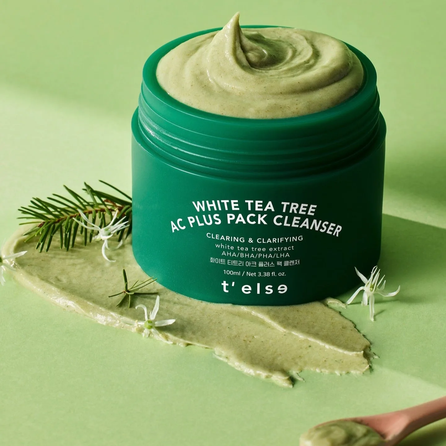T'ELSE White Tea Tree Arc Plus Pack Cleanser 100ml - Image 2