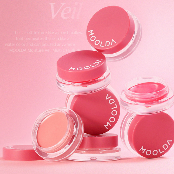 MOOLDA Water Moisture Veil Multi-Use Blusher 3g