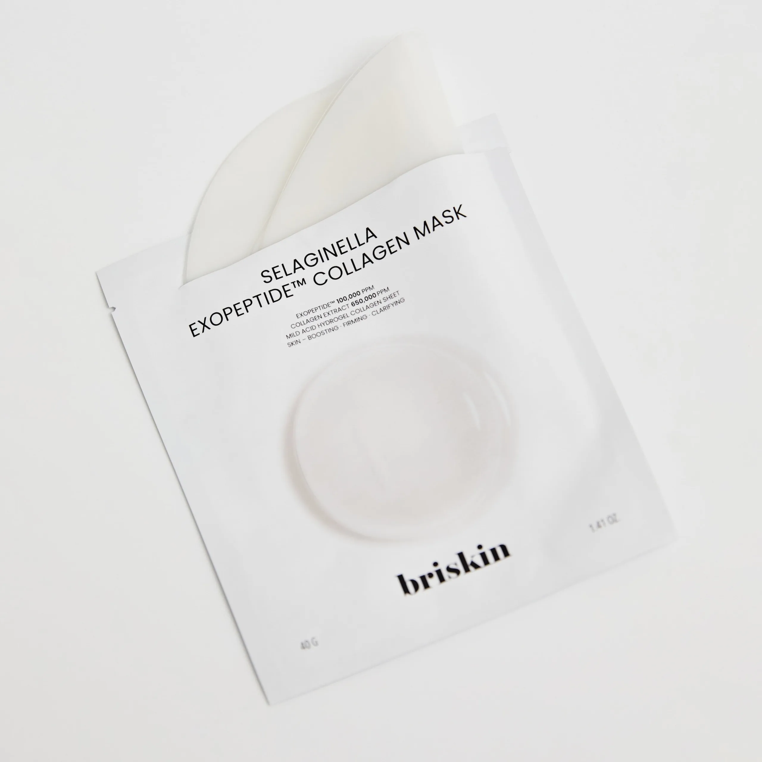 BRISKIN Selaginella Exopeptide Collagen Mask 5 sheets - Image 3