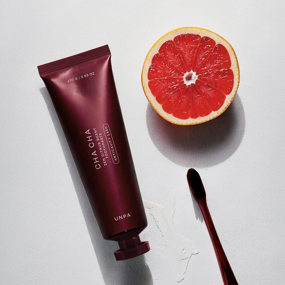 UNPA Cha Cha Zen Grapfruit Scent 1450 High Fluoride Toothpaste 100g - Image 3