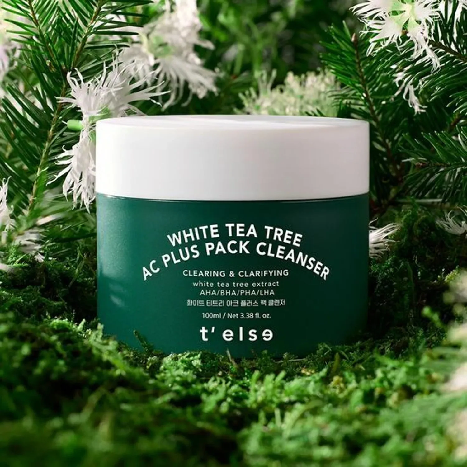 T'ELSE White Tea Tree Arc Plus Pack Cleanser 100ml - Image 3