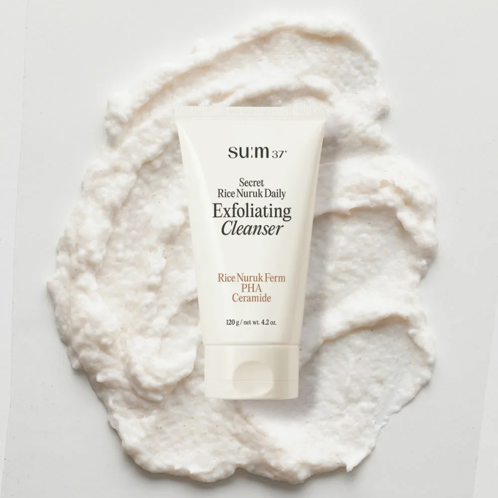 SU:M37 Secret Rice Nuruk Peeling to Foam Cleanser 120g - Image 4