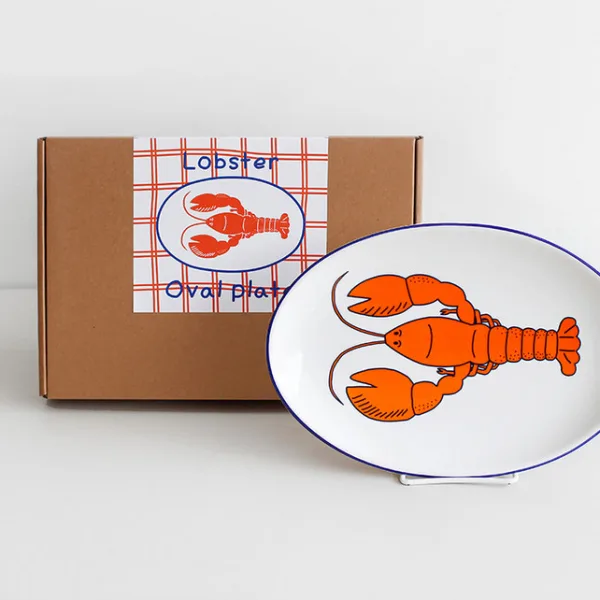 1537 - Large Oval Plate Lobster