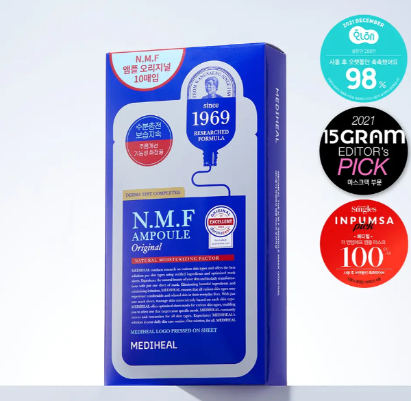 MEDIHEAL N.M.F Aquaring Ampoule Mask 27ml*10sheets