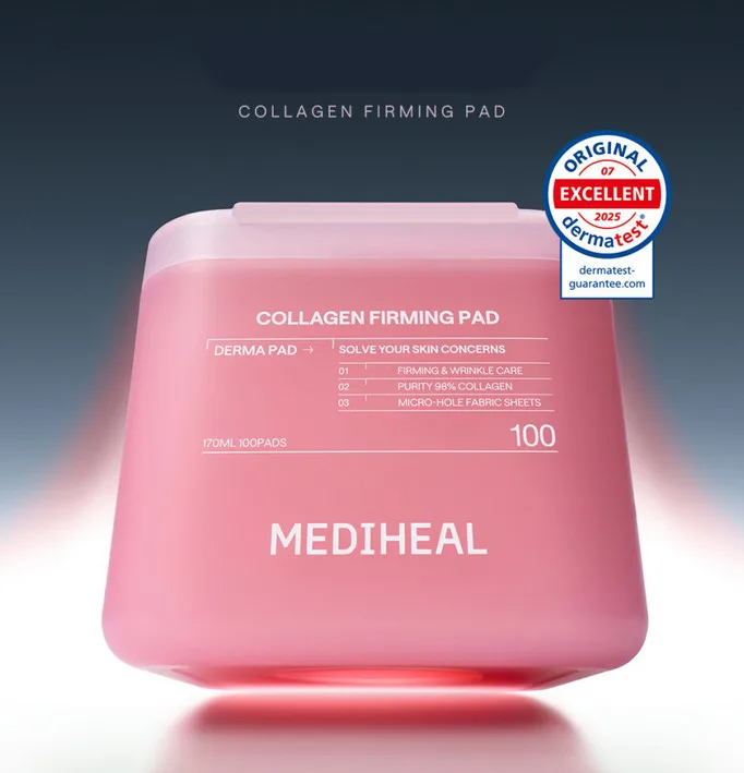 MEDIHEAL Collagen Ampoule Pad 100 pads