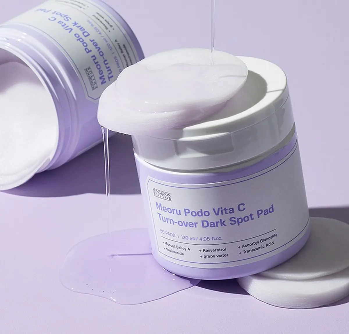 SUNGBOON EDITOR Meoru Podo Vita C Turn-Over Dark Spot Pad 60pcs 140ml