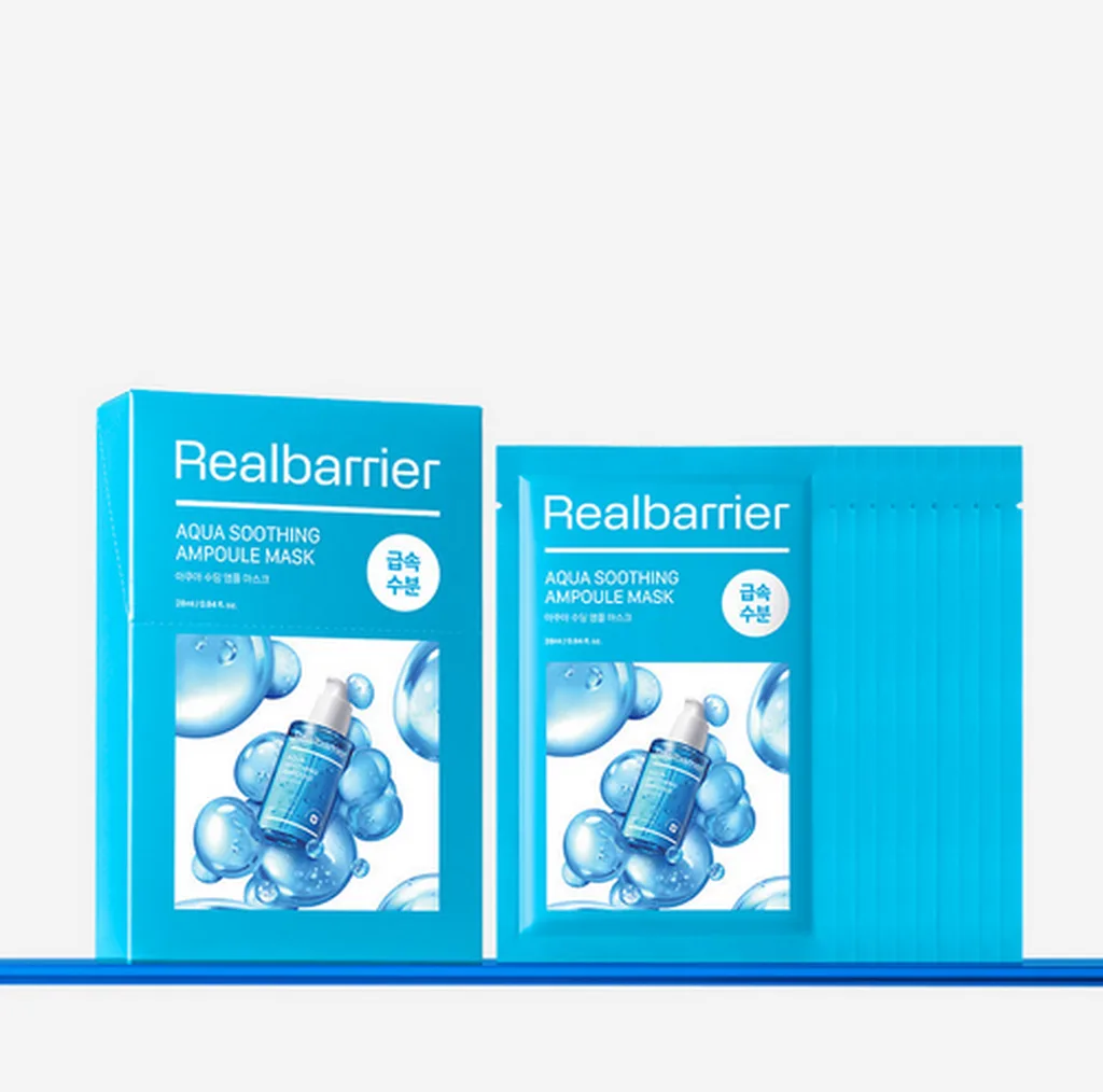 REAL BARRIER Aqua Soothing Ampoule Mask 10sheets*28ml