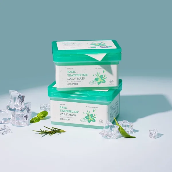 SKINFOOD Basil Teatreecinic Daily Mask 30 Sheets