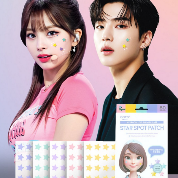 OOTD Beauty Star Spot Patch Hydrocolloid Blemish Care 80 Patches
