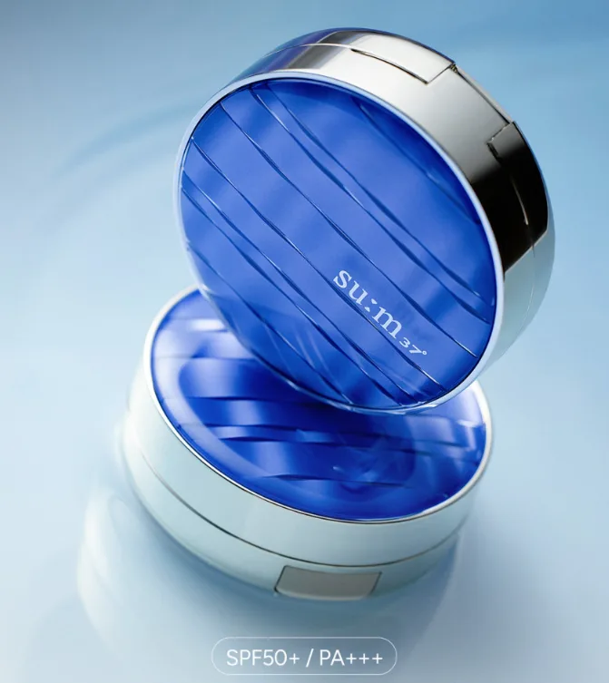 SU:M37 Water-full CC Cushion Perfect Finish 15g+Refill 15g - SPF 50+/PA+++ - Image 3