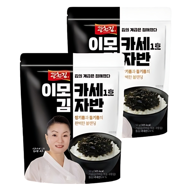Gwangcheon Emokase No.1 Gim Jaban Seasoned Seaweed Flakes 50g*2ea