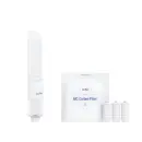Dr.PIEL Ultra-slim Travel Showerhead (3-night, 4-day Set) 1 Head + 1 Set of Premium Refills (3 pack)