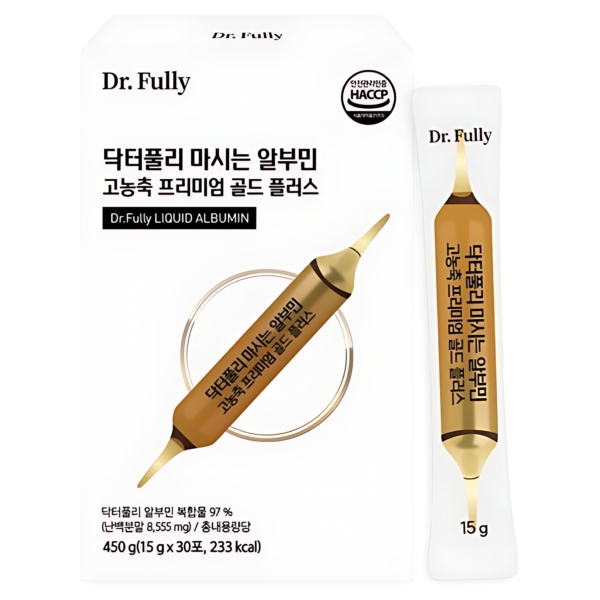 Dr.Phully Drinking Albumin Premium Gold Plus 30sticks 450g
