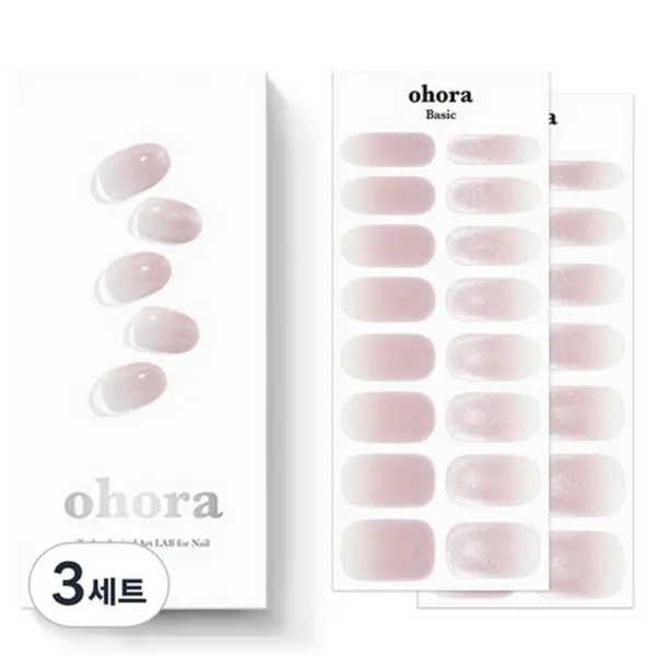 Ohora Gel Strip Nail Set - N Glossiest 3set