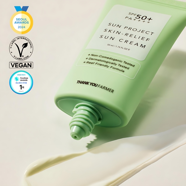 Thank You Farmer Sun Project Skin Relief Sun Cream SPF50+ PA++++ 50ml