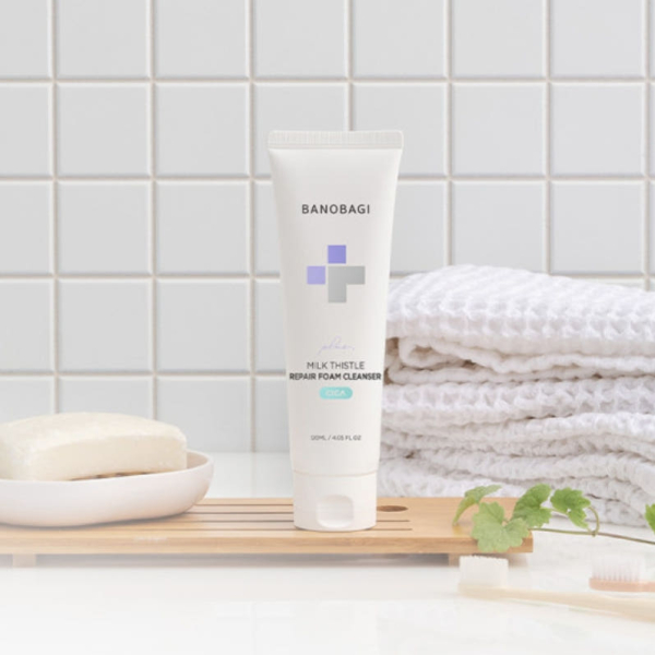 BANOBAGI Milk Thistle Repair Cica Foam Cleanser Plus 120ml
