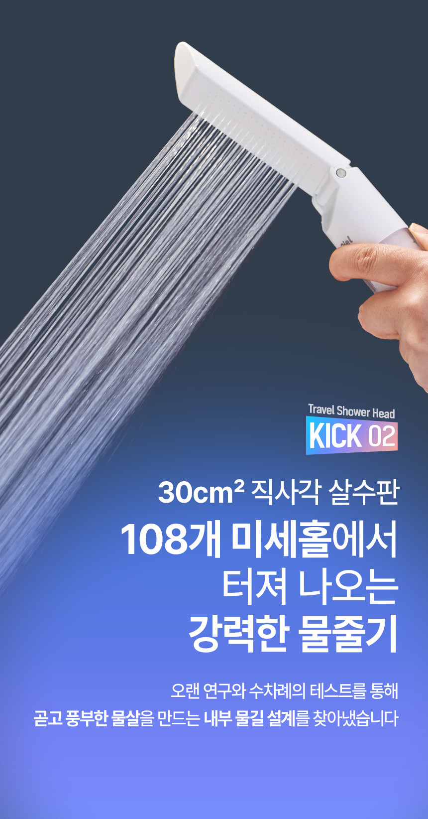 Dr.PIEL Ultra Slim Travel Shower Head accessories