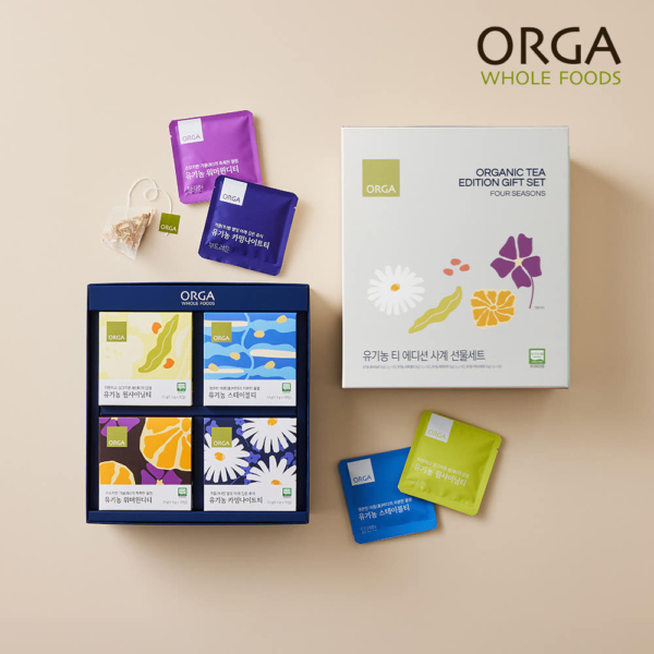 ORGA Whole Foods Organic Tea Edition Four Seasons Gift Set 40 Tea Bags