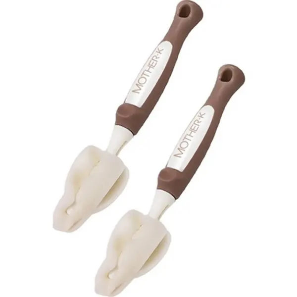 MOTHER-K Powerful Cleaning Nipple Brush Set of 2