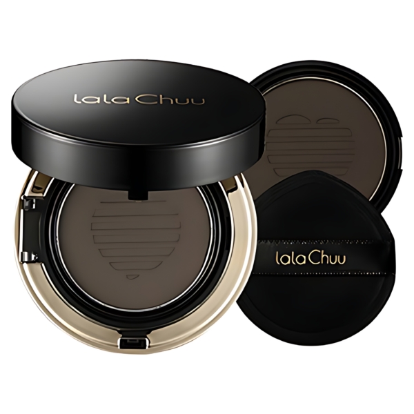 Lalachu Hair Cushion 15g + Refill 15g Set - Dark Brown